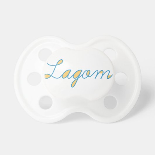 Lagom Sweden Pacifier (Front)