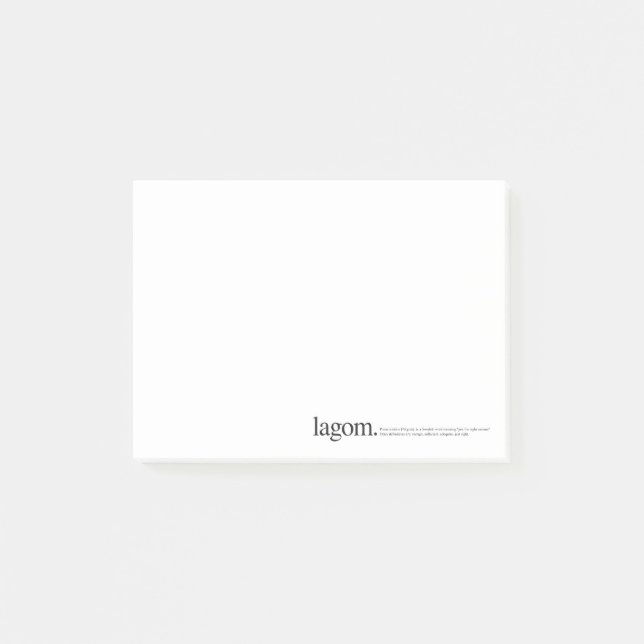 Lagom Wiki Notes (Front)