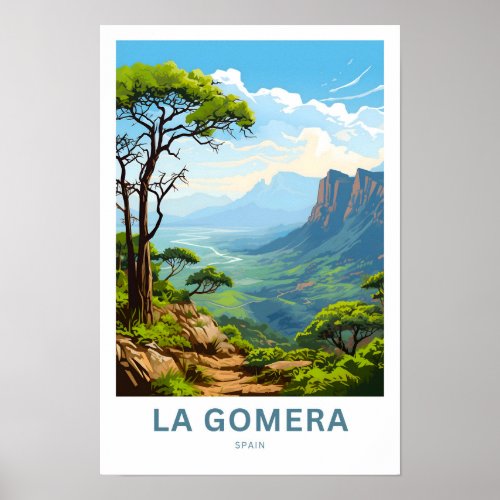 Lagomera Spain Travel Print