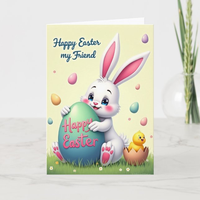 Lagomorph Teal Ovoids Season Card (Front)