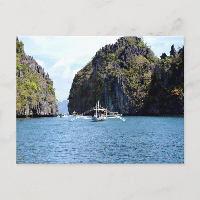 Lagoon at El Nido Palawan Postcard (Front)