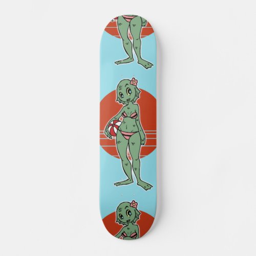 Lagoon Creature Girl Skateboard