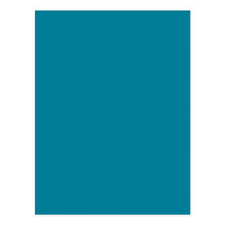 Lagoon Deep Teal Blue Solid Trend Color Background Postcard Lagoon Deep Teal Blue Solid Trend Color Background Postcard