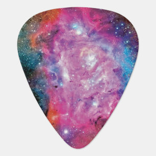 Lagoon Emission Nebula Interstellar Cloud Photo Guitar Pick