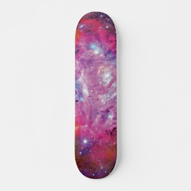 Lagoon Emission Nebula Interstellar Cloud Photo Skateboard Deck (Front)
