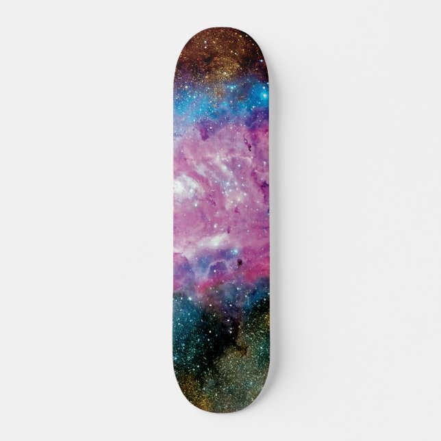 Lagoon Emission Nebula Interstellar Cloud Photo Skateboard Deck (Front)