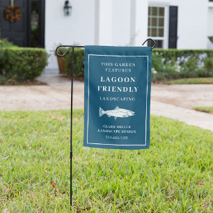 Lagoon Friendly Landscaping Garden Flag