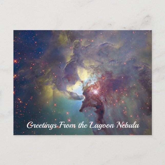 Lagoon Nebula Postcard (Front)