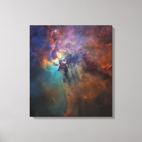 Lagoon Nebula Visible_light View Canvas Print