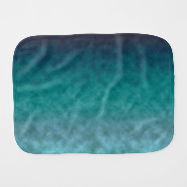 Lagoon Silence Baby Burp Cloth (Front Horizontal)