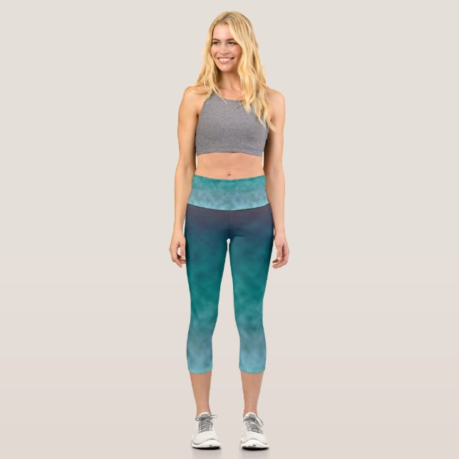 Lagoon Silence Capri Leggings (Front)