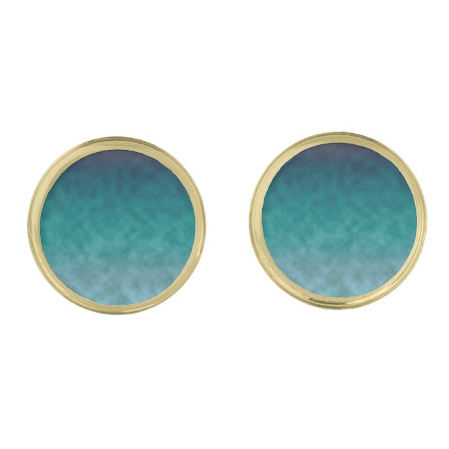 Lagoon Silence Cufflinks (Front)