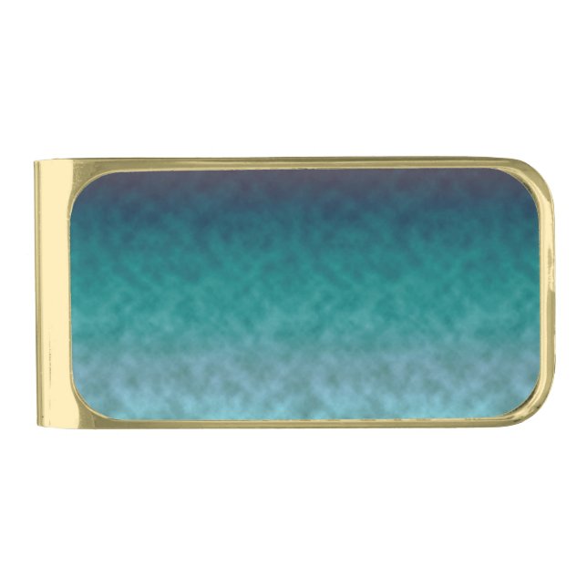 Lagoon Silence Gold Finish Money Clip (Front)