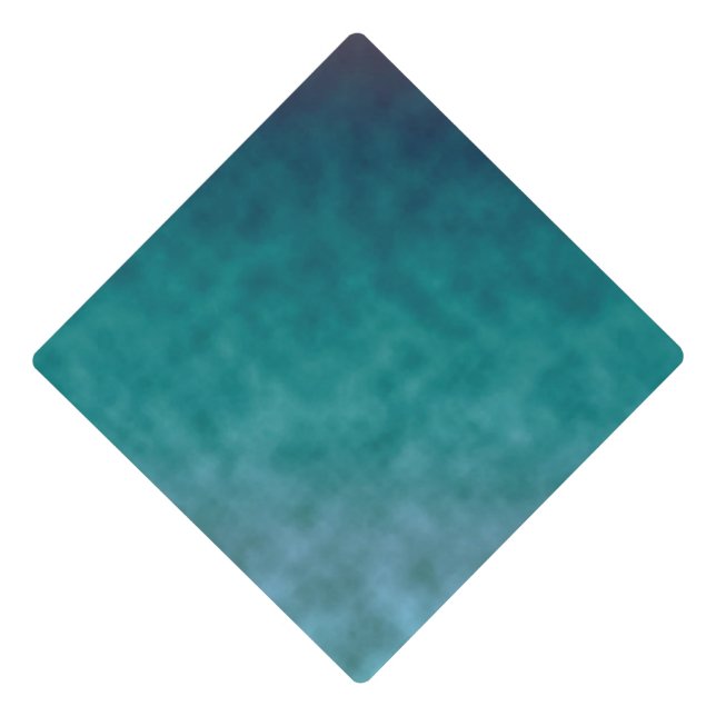 Lagoon Silence Graduation Cap Topper (Front)