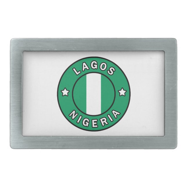 Lagos Nigeria Belt Buckle (Front)