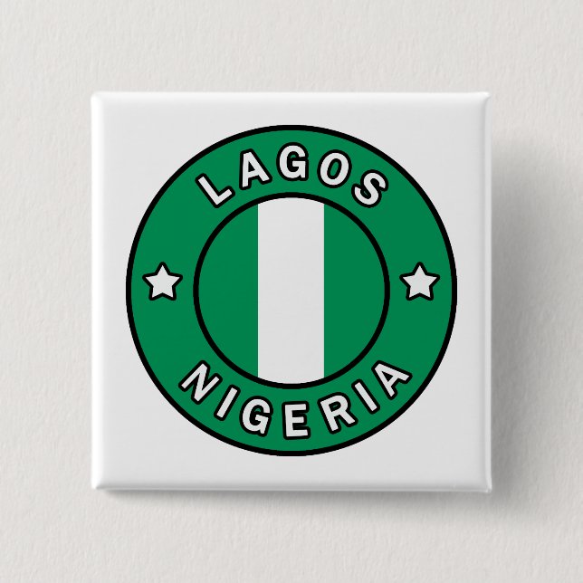 Lagos Nigeria Button (Front)