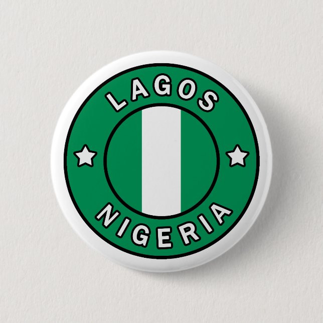 Lagos Nigeria Button (Front)