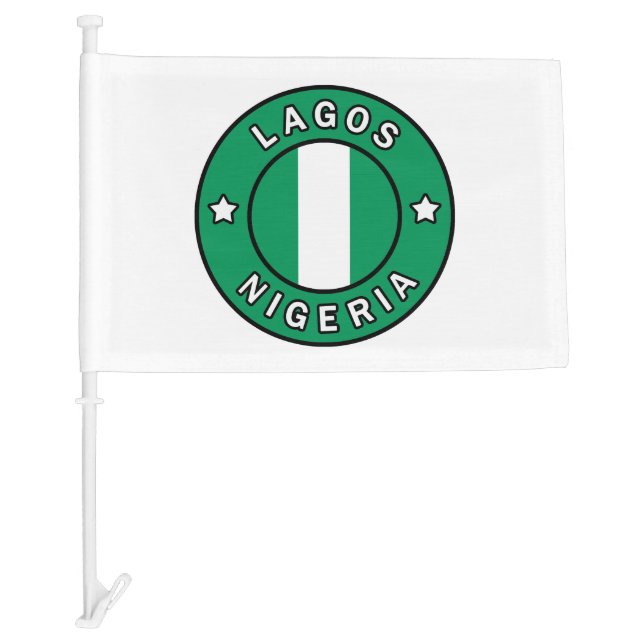 Lagos Nigeria Car Flag (Front)