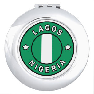 Lagos Nigeria Compact Mirror