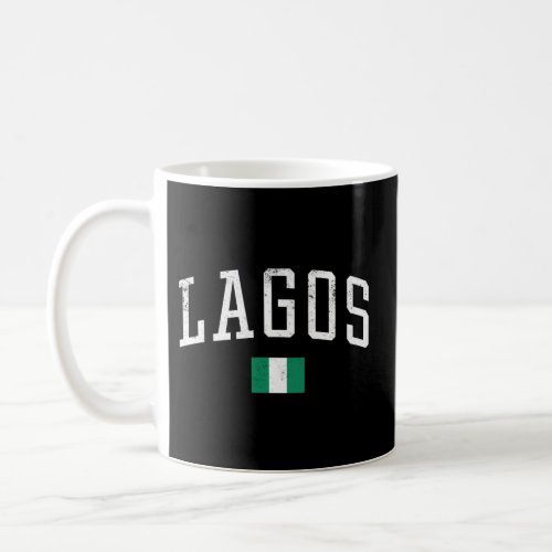 Lagos Nigeria Country Flag Vacation Coffee Mug