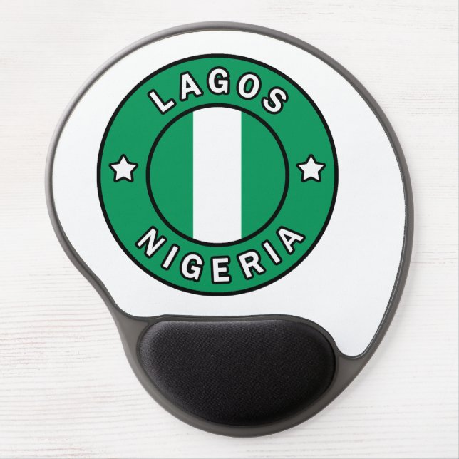 Lagos Nigeria Gel Mouse Pad (Front)