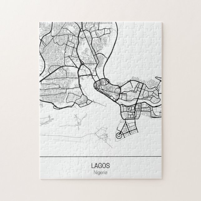 Lagos Nigeria Jigsaw Puzzle (Vertical)
