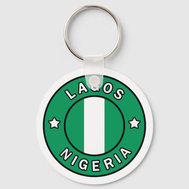 Lagos Nigeria Keychain (Front)