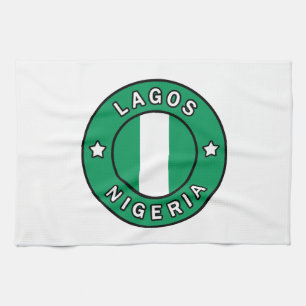Lagos Nigeria Kitchen Towel