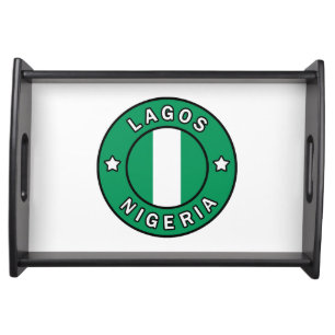 Lagos Nigeria Serving Tray