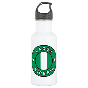 Lagos Nigeria Stainless Steel Water Bottle
