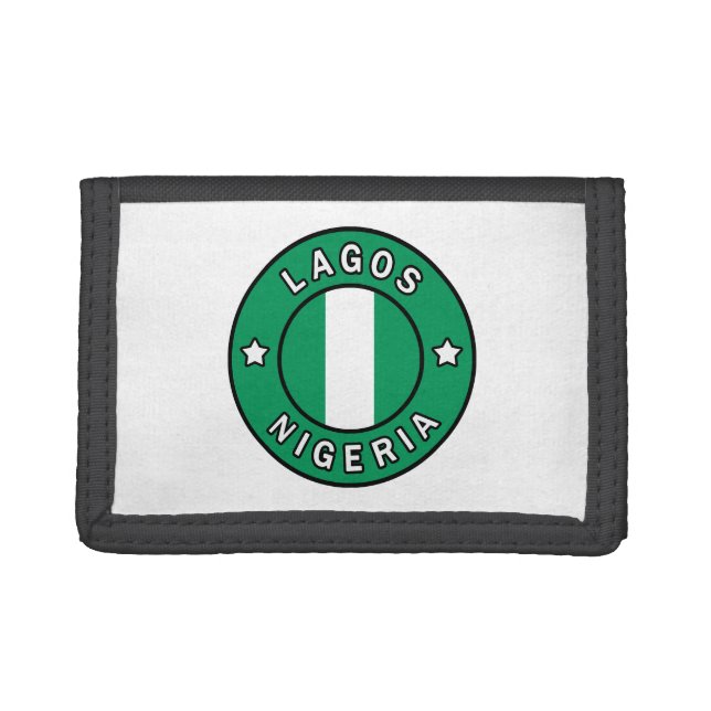 Lagos Nigeria Trifold Wallet (Front)