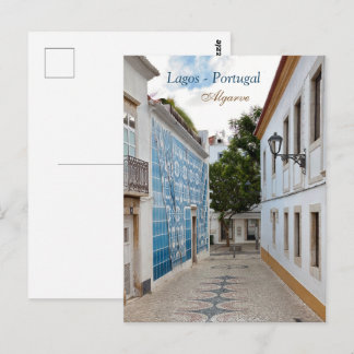 Lagos Portugal Old Town Travel Photo Postcard