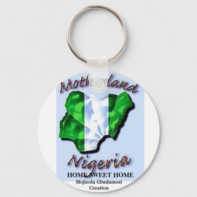 LAGOS STATE  NIGERIA - Customized Keychain (Front)
