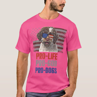 Lagotti Romagnoli Pro Life Pro God Pro Dogs Premiu T-Shirt
