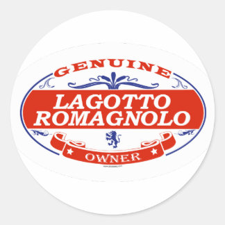 Lagotto Romagnolo Classic Round Sticker