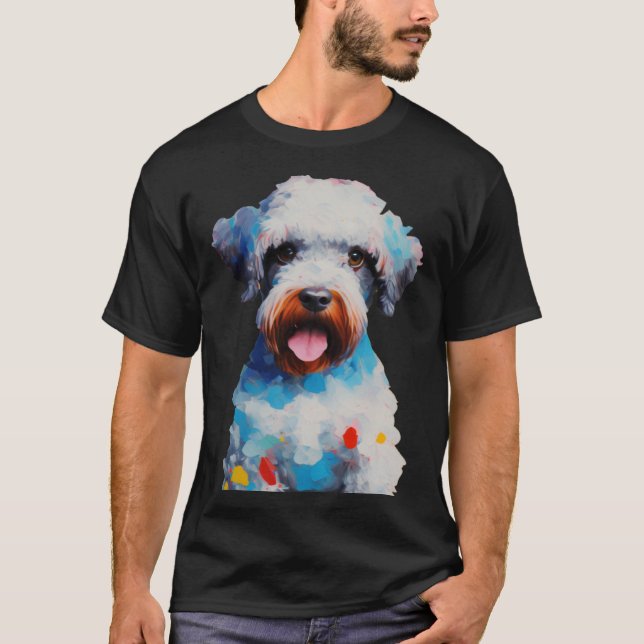 Lagotto Romagnolo Dog  Tongue out Pop T-Shirt (Front)