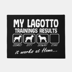 Lagotto Romagnolo Dog Trainings Results Funny Doormat