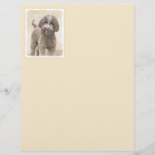Lagotto Romagnolo Painting - Cute Original Dog Art