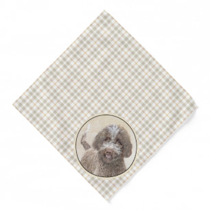 Lagotto Romagnolo Painting Cute Original Dog Art Bandana