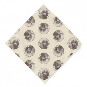 Lagotto Romagnolo Painting Cute Original Dog Art Bandana