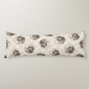 Lagotto Romagnolo Painting Cute Original Dog Art Body Pillow