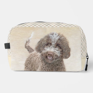 Lagotto Romagnolo Painting Cute Original Dog Art Dopp Kit