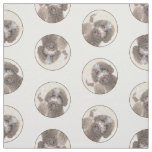 Lagotto Romagnolo Painting Cute Original Dog Art Fabric