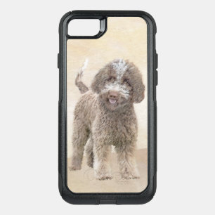 Lagotto Romagnolo Painting - Cute Original Dog Art OtterBox Commuter iPhone SE/8/7 Case