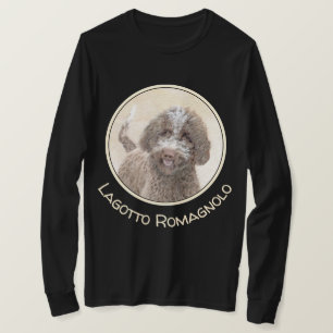 Lagotto Romagnolo Painting - Cute Original Dog Art T-Shirt