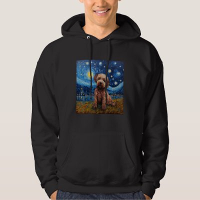 Lagotto Romagnolo Starry Night - Lagotto Romagnolo Hoodie