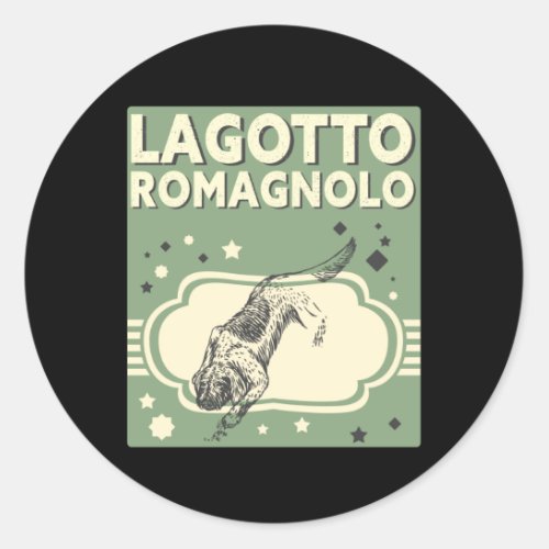 Lagotto Romagnolo Water Dog Lagotto Romagnolos Classic Round Sticker