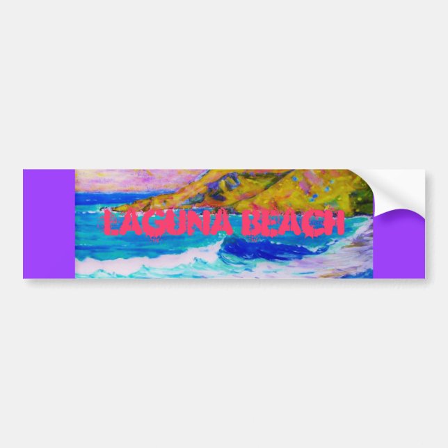 Laguna Beach Art Bumper Sticker (Front)