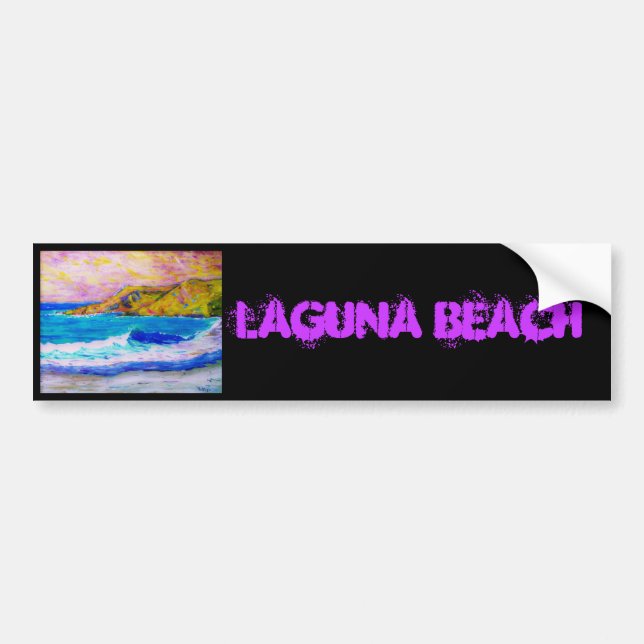 Laguna Beach Bumper Sticker (Front)
