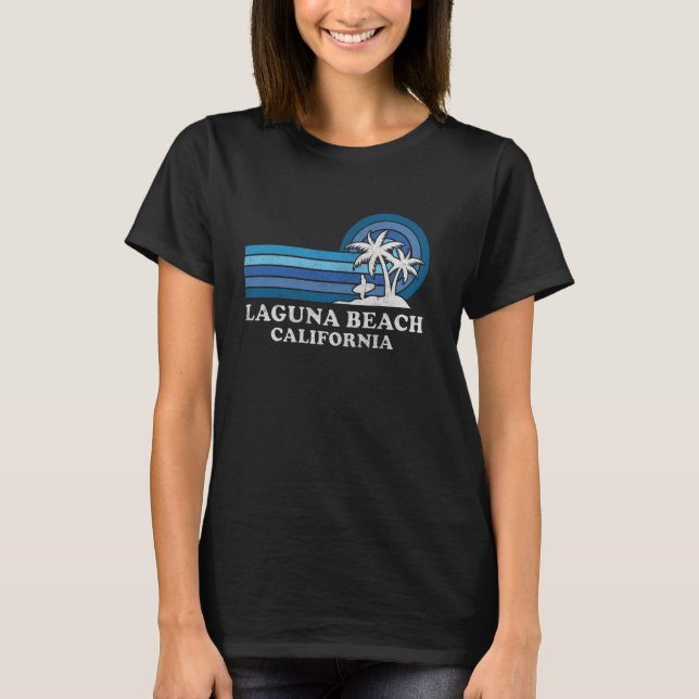 Laguna Beach California Family Summer Vacation Vin T-Shirt (Front)